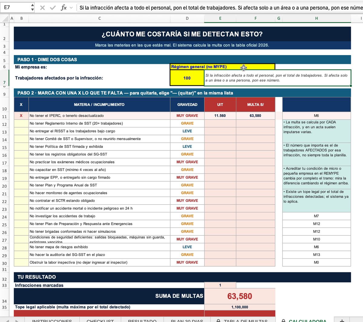 Calculadora de multas